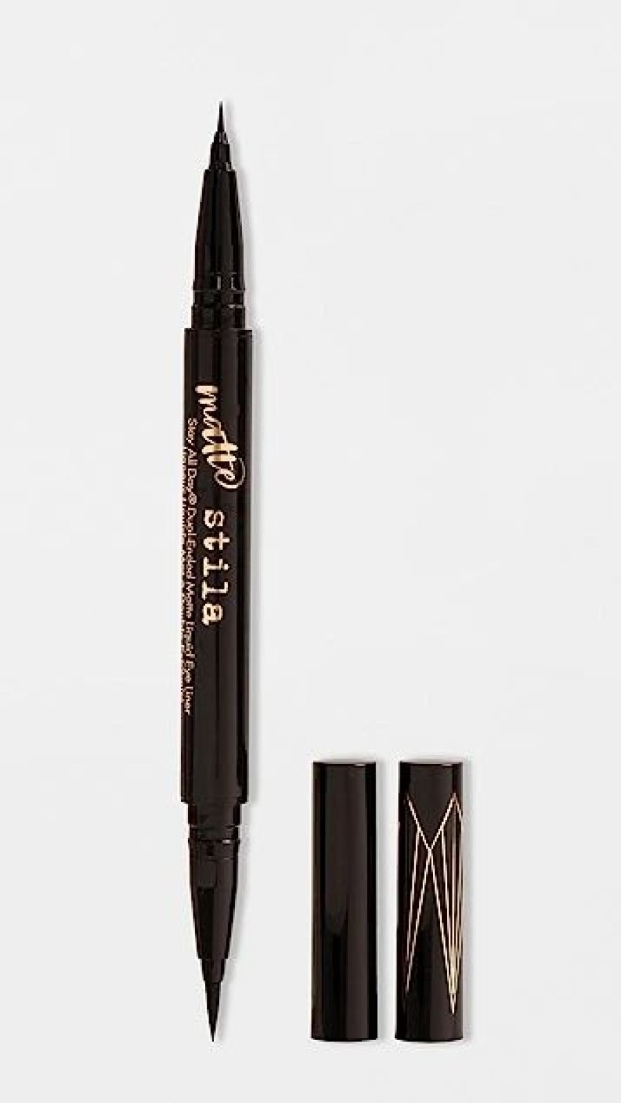 * Stila Stay All Day Dual-Ended Matte Eye Liner Black Makeup