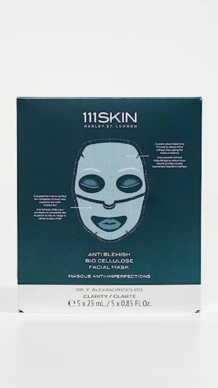 * 111Skin Anti Blemish Bio Cellulose Facial Mask Box No Color Skincare