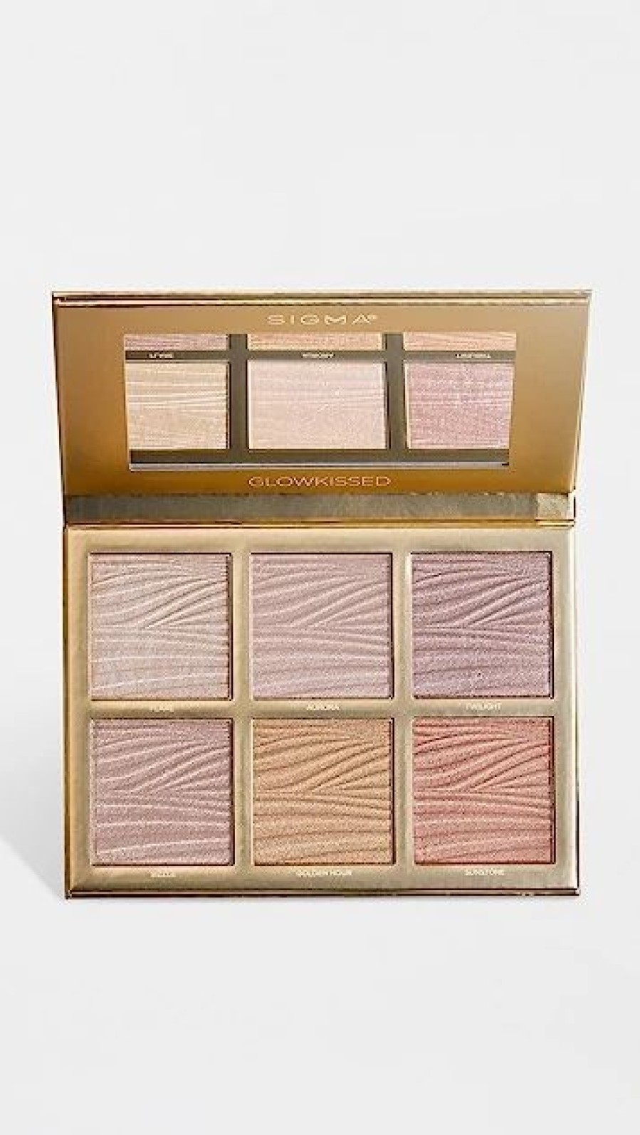 * Sigma Beauty Highlight Palette Glowkissed Makeup