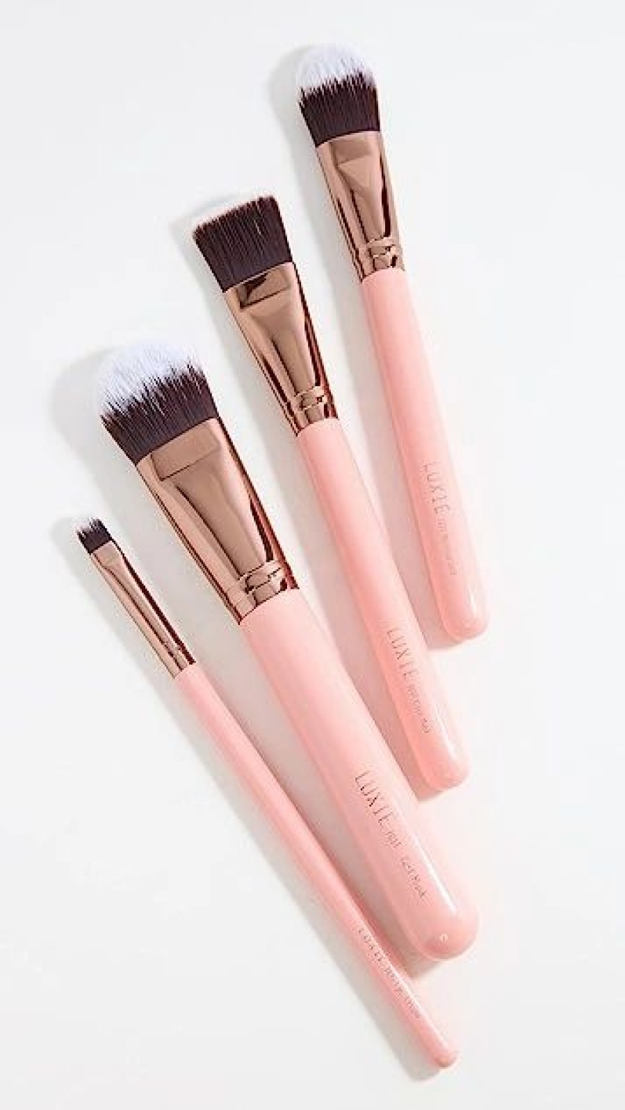 * Luxie Luxie Skinsentials 4 Piece Set Rose Gold Tools & Brushes