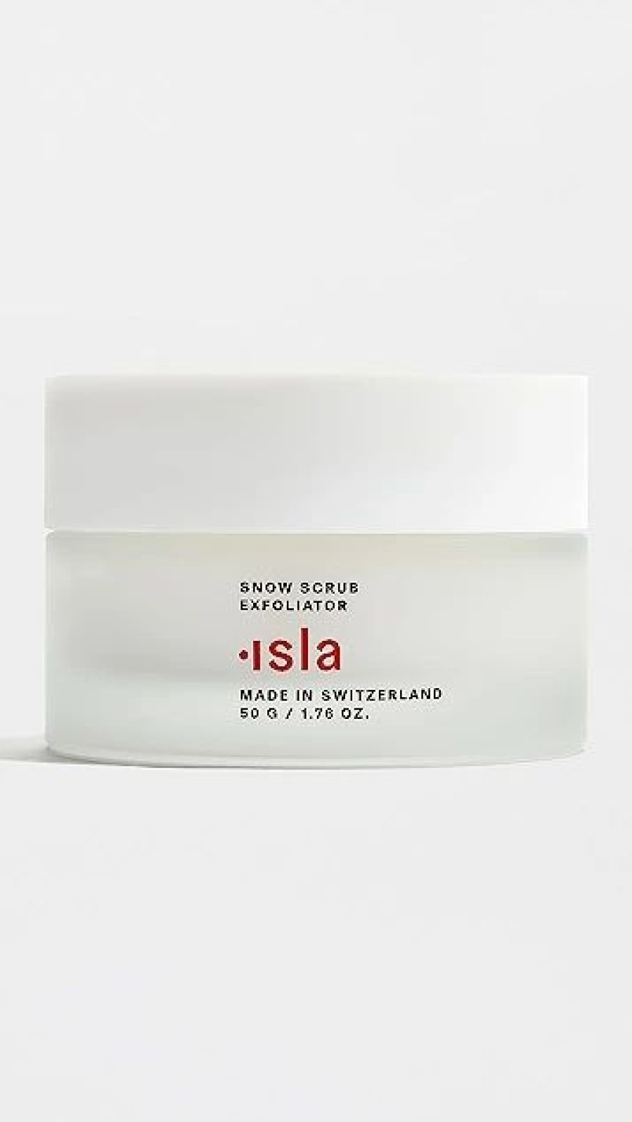 * Isla Beauty Snow Scrub Exfoliator No Color Skincare