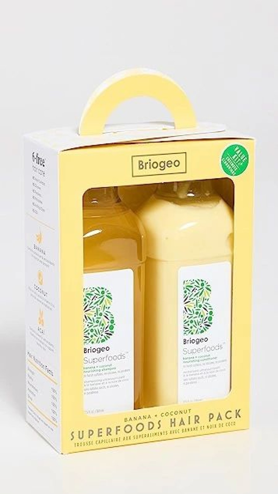 * Briogeo Banana + Coconut Nourishing Shampoo + Conditioner No Color Black-Owned Brands