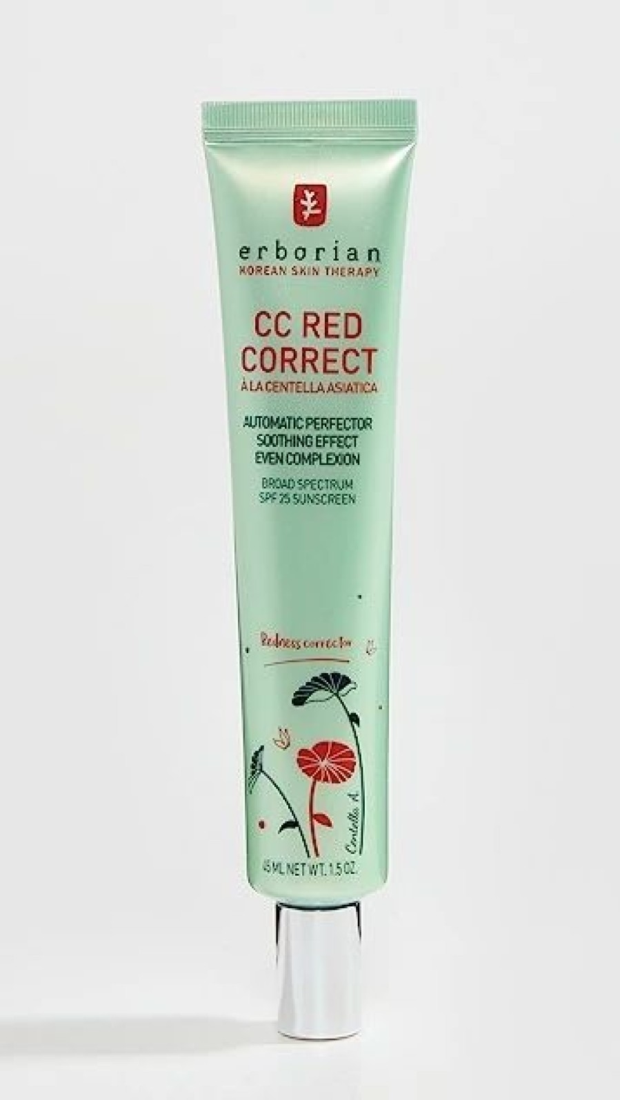 * Erborian Cc Red Correct With Centella No Color Makeup