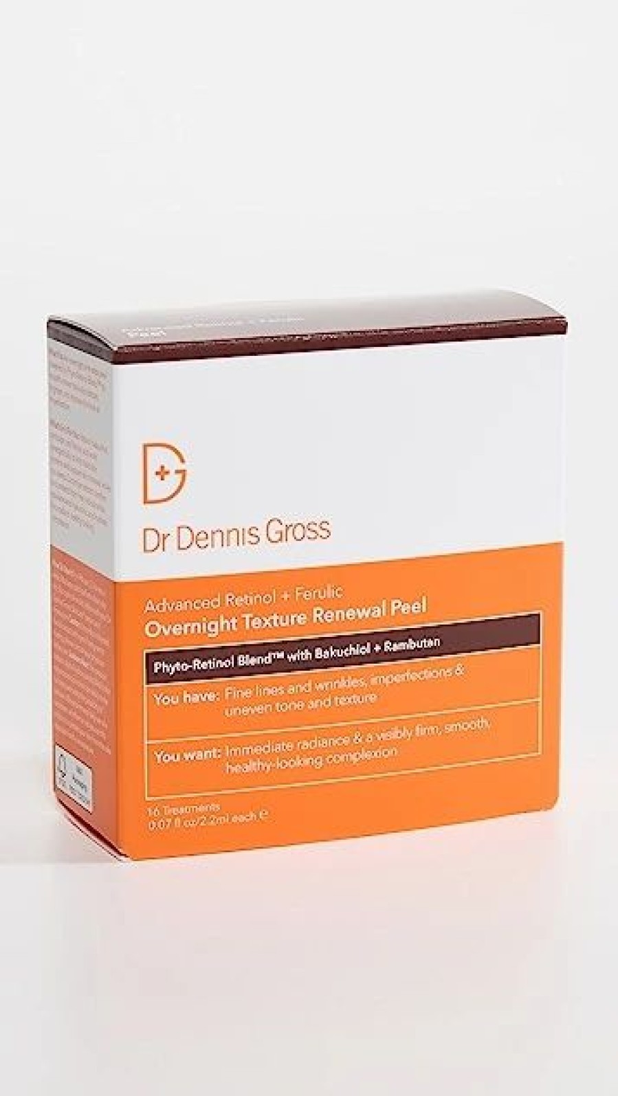 * Dr Dennis Gross Dr. Dennis Gross Advanced Retinol + Ferulic Overnight Texture Renewal Peel No Color Skincare