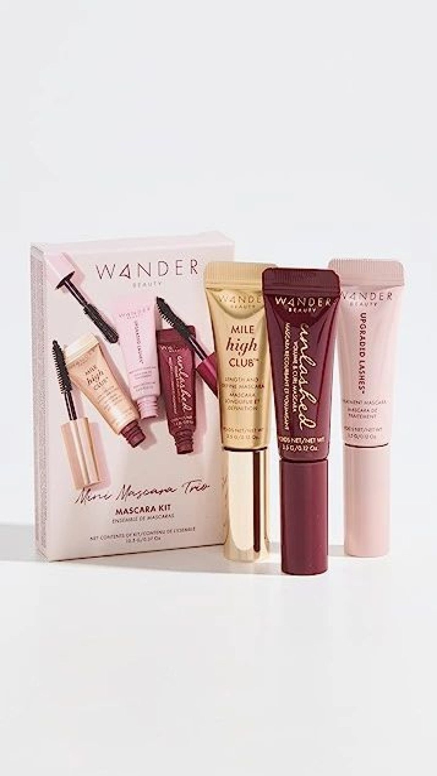 * Wander Beauty Mascara Mini Kit No Color Makeup