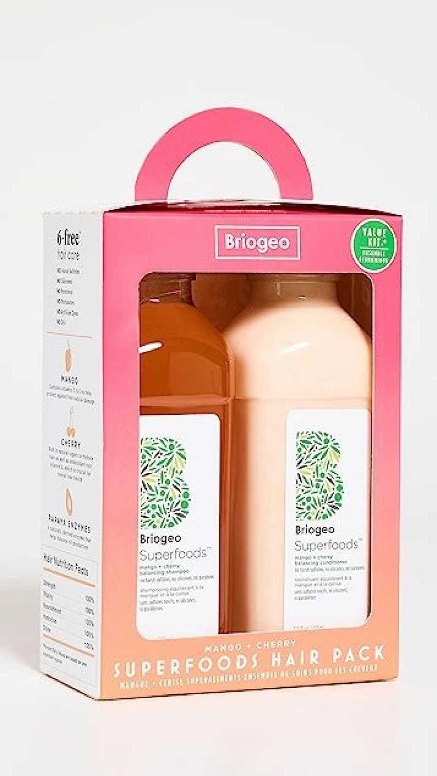 * Briogeo Mango Cherry Shampoo And Conditioner Pack No Color Black-Owned Brands