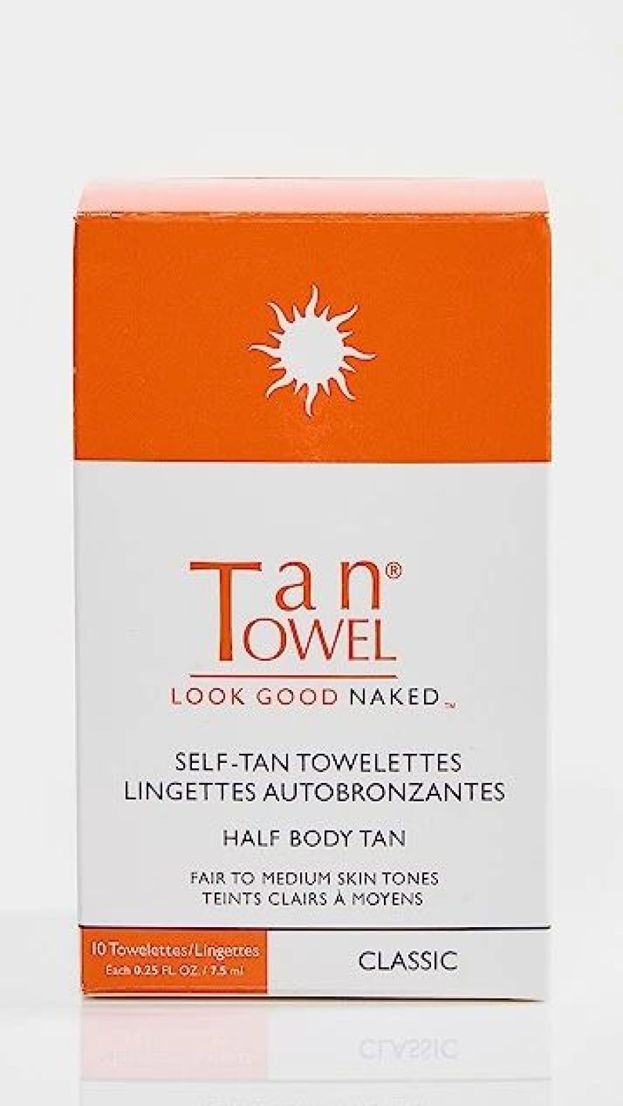 * Tantowel Half Body Tan Towelettes 10 Pack Bath & Body