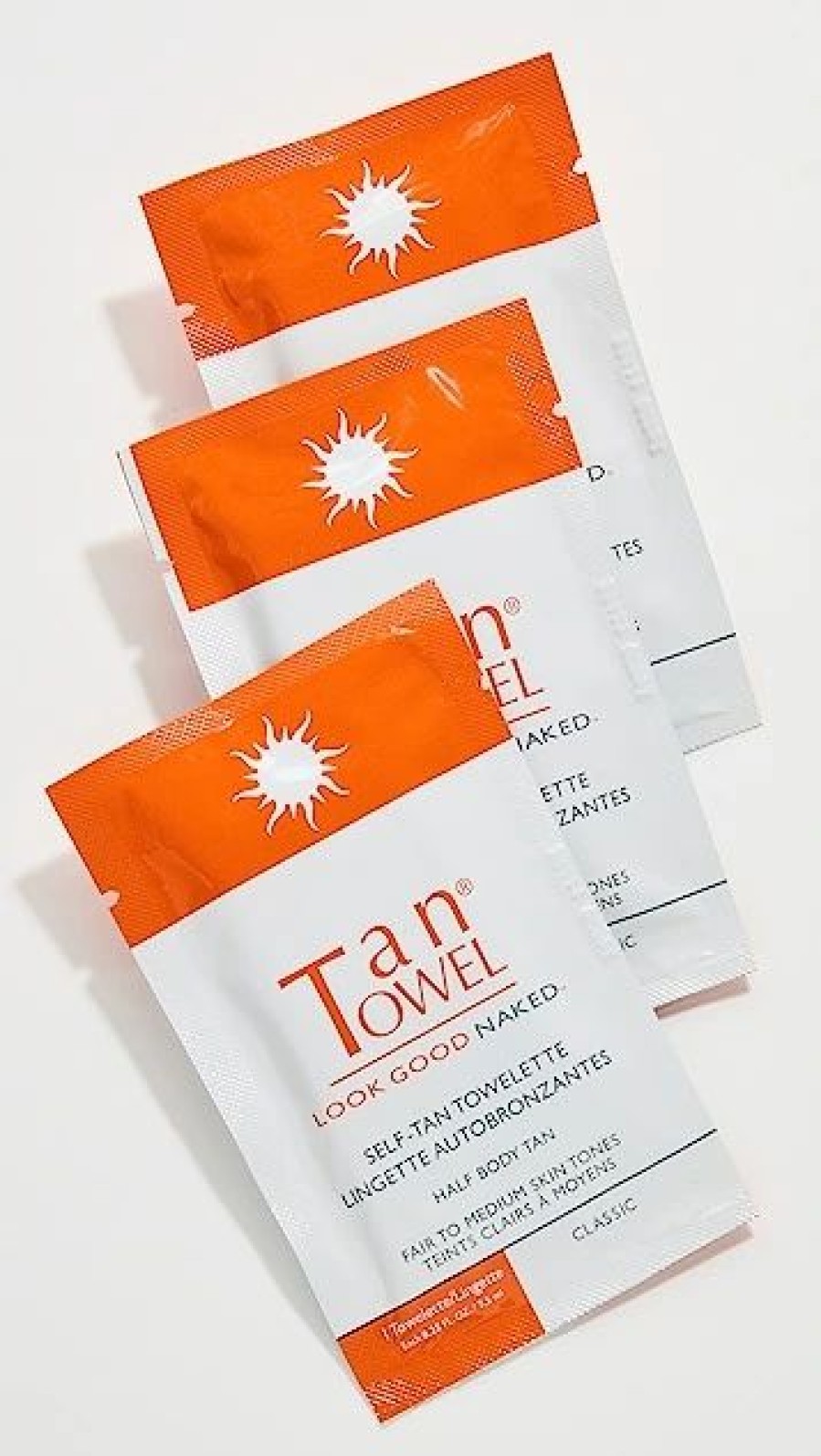 * Tantowel Half Body Tan Towelettes 10 Pack Bath & Body