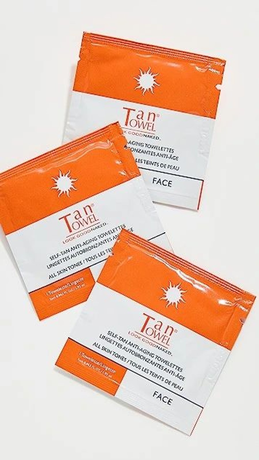 * Tantowel Face Tan Towelettes 15 Pack All Skincare