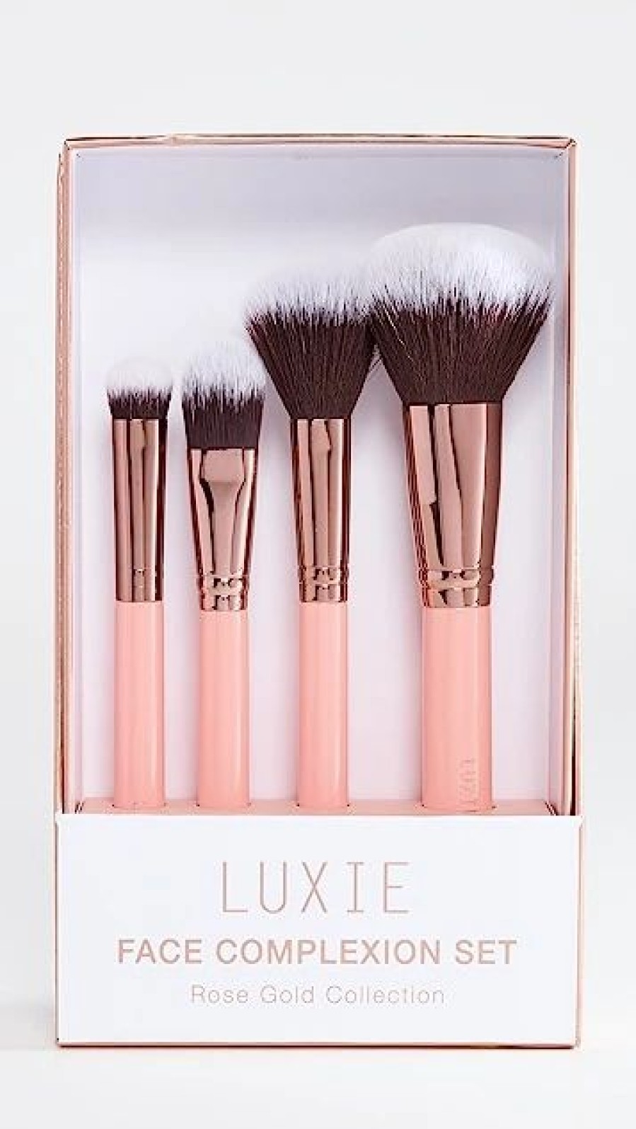 * Luxie Luxie Face Complexion Brush Set Rose Gold Tools & Brushes