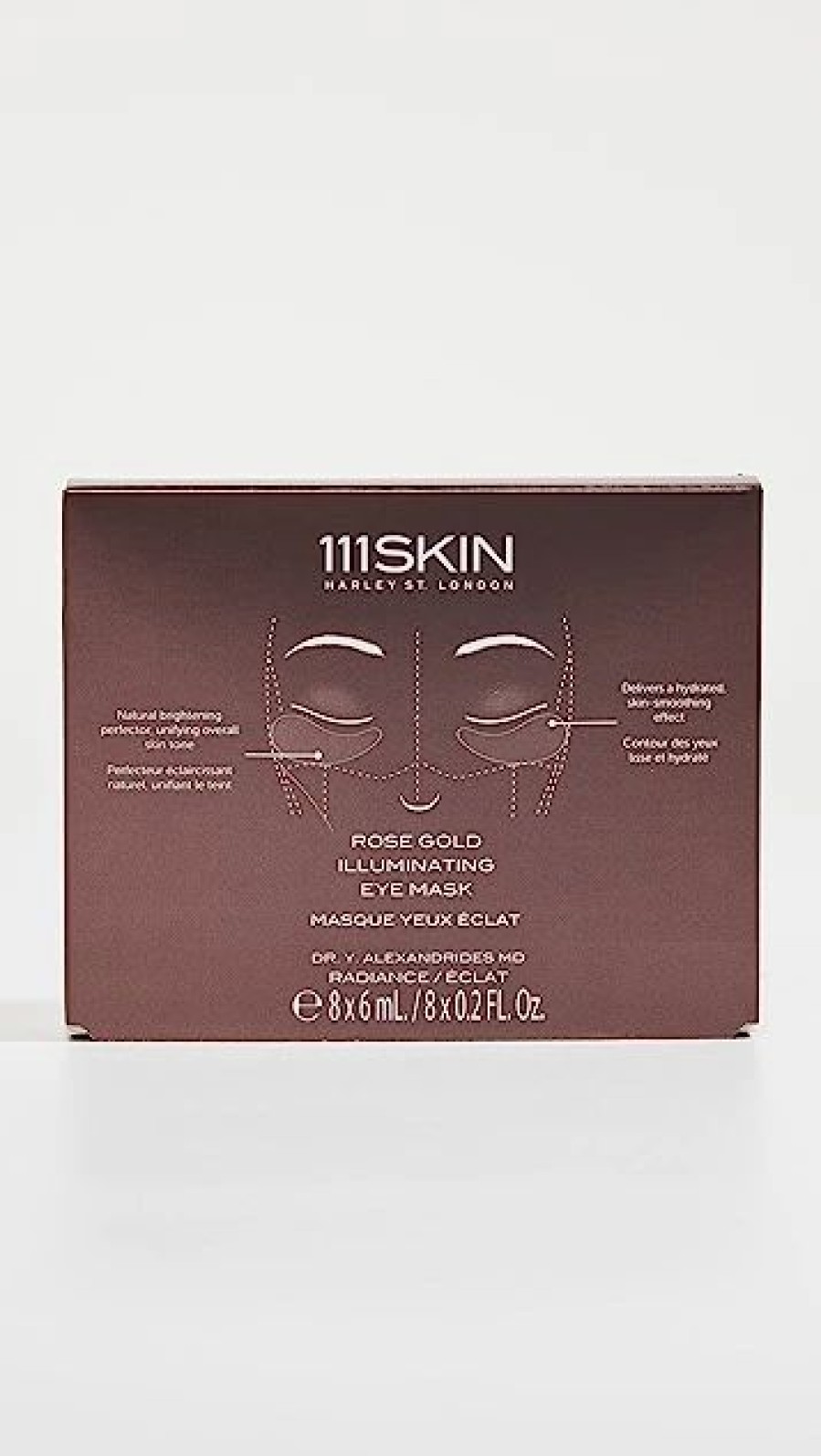 * 111Skin Rose Gold Illuminating Eye Mask Box No Color Skincare