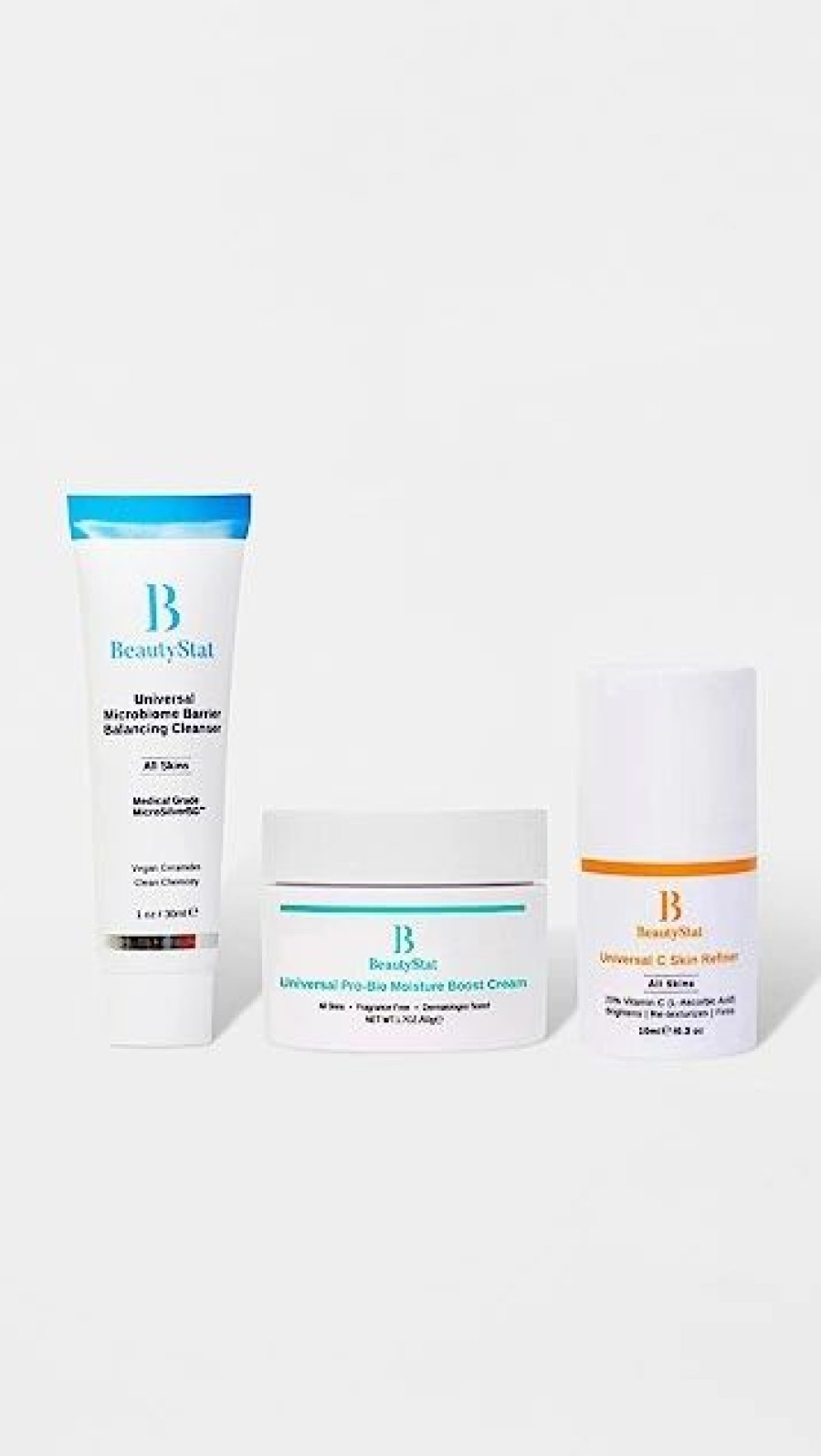 * Beautystat Cosmetics Brighten & Strengthen On The Go Travel Set No Color Skincare