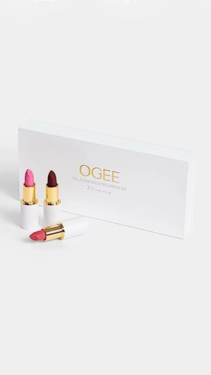 * Ogee Full Bloom Sculpted Lipsticks Set Blooming Variant Makeup